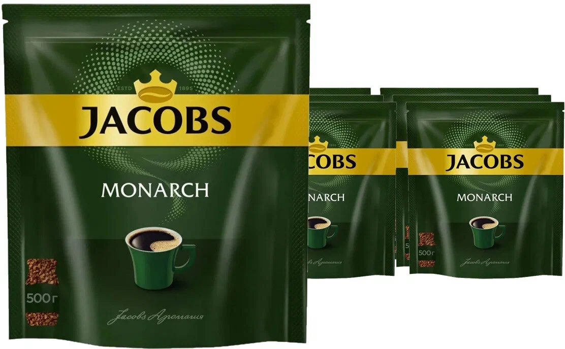 Кофе раств. сублим. Монарх Original  500г м/у