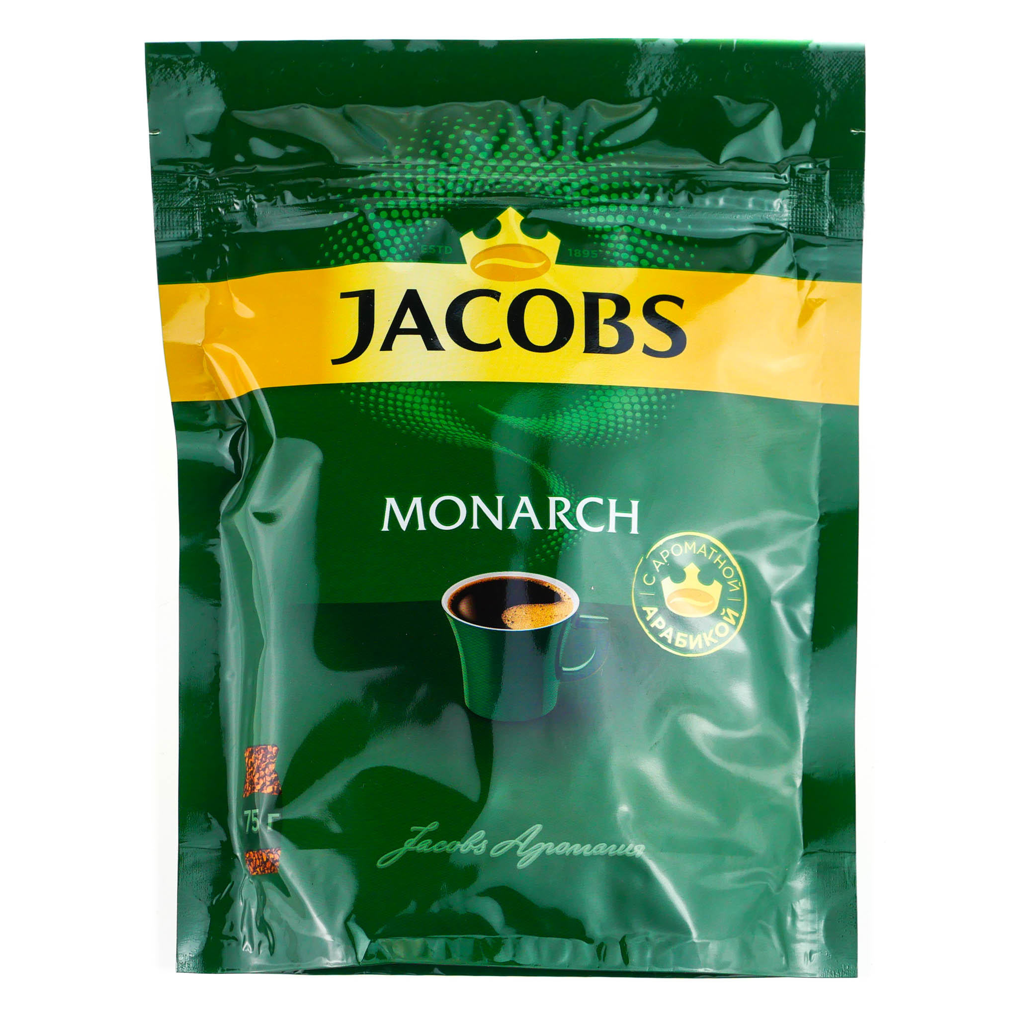 Кофе раств. сублим. Монарх Original 75г м/у
