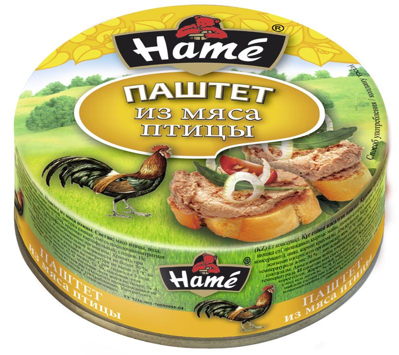Паштет ХАМЕ(ключ) с мясом птицы 235г ж/б