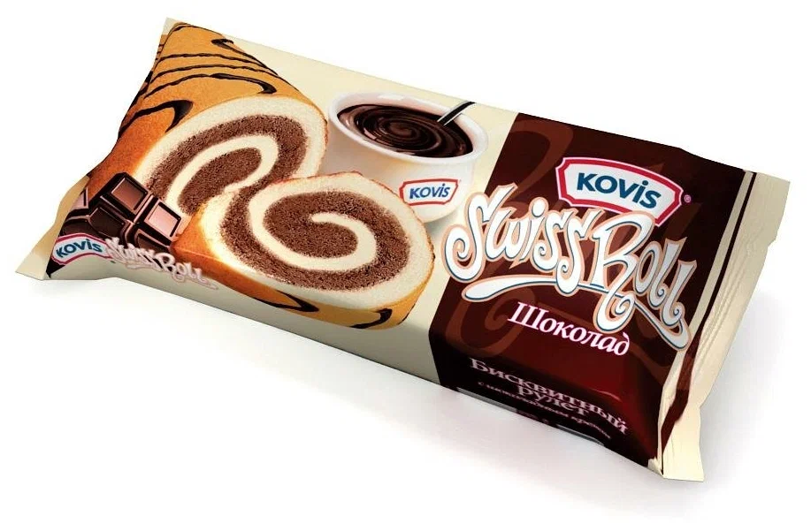 Рулет бисквитный Шоколад 175г Kovis