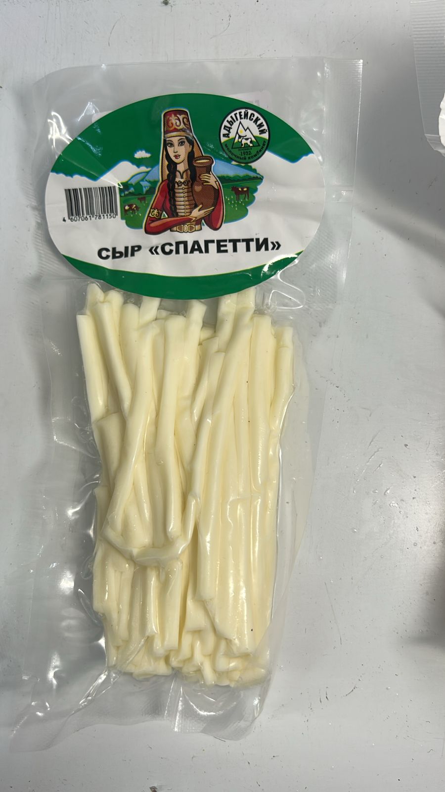 Сыр Спагетти 76г Молкомбинат "Адыгейский"