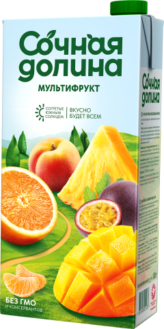 Напиток сокосод. Сочная Долина 1,93л Мультифрукт