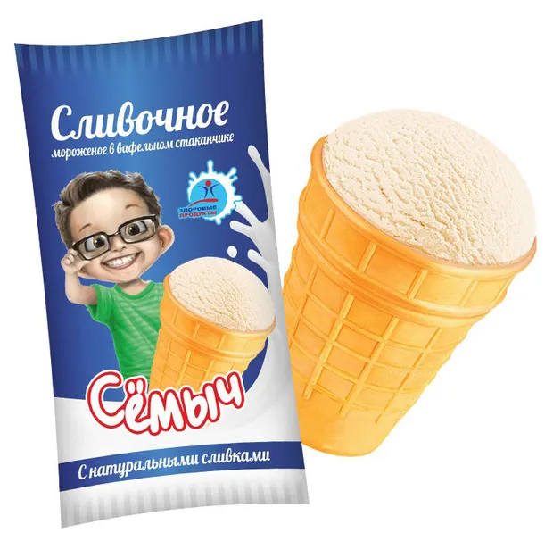 Ст.ваф. "Сёмыч " слив. ван. 10% 70г Здор. Прод.