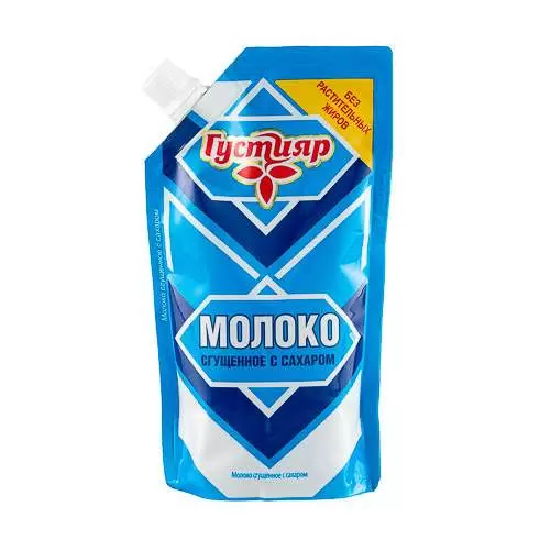 Молоко сгущ. с сах. 0,2%, 270г м/у Густияр БЗМЖ