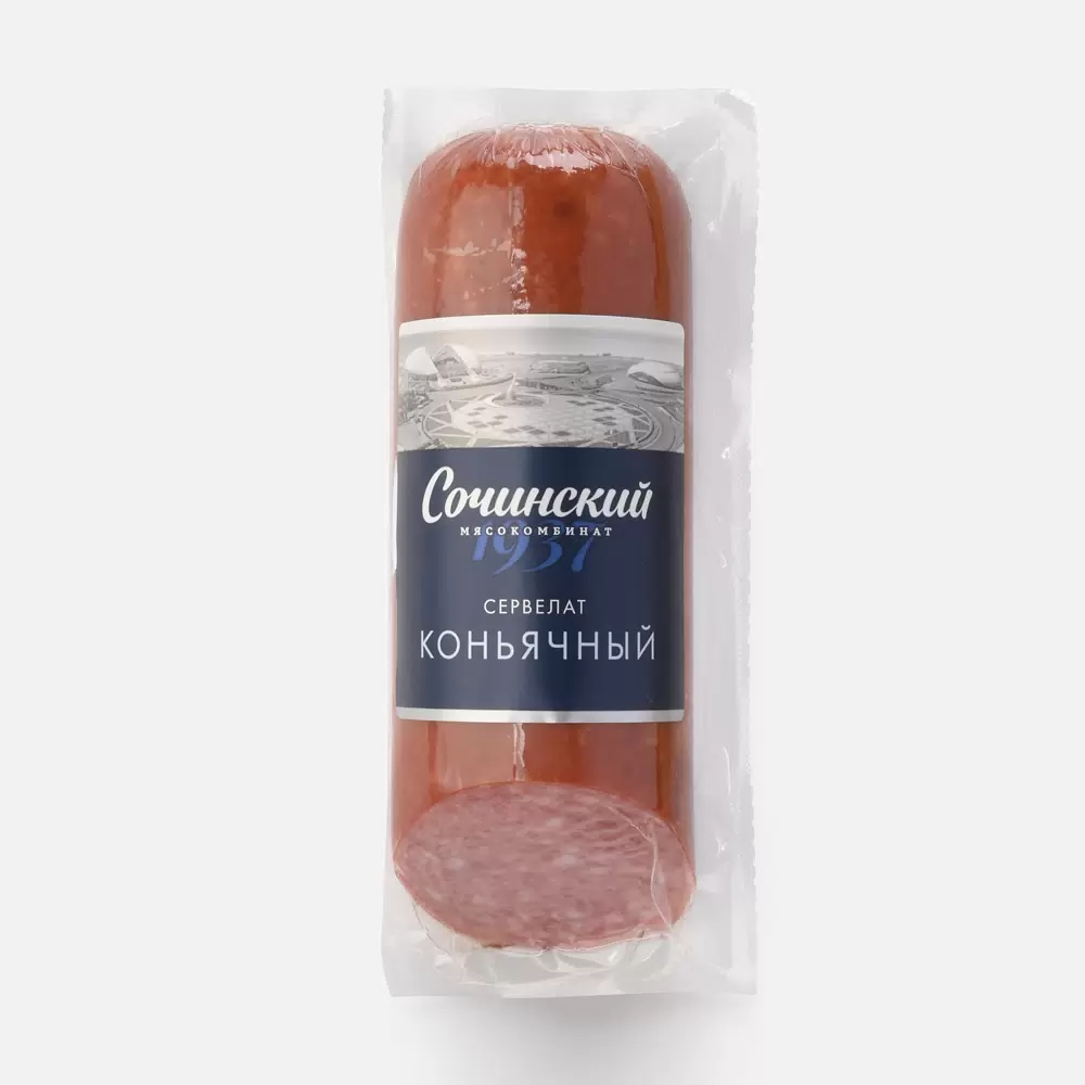 Сервелат Коньячный в/к 300г мк Сочинский