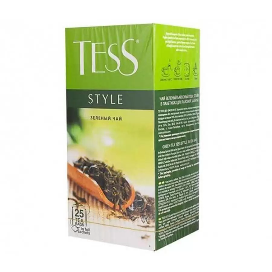 Чай зеленый лист.TESS Style 100г