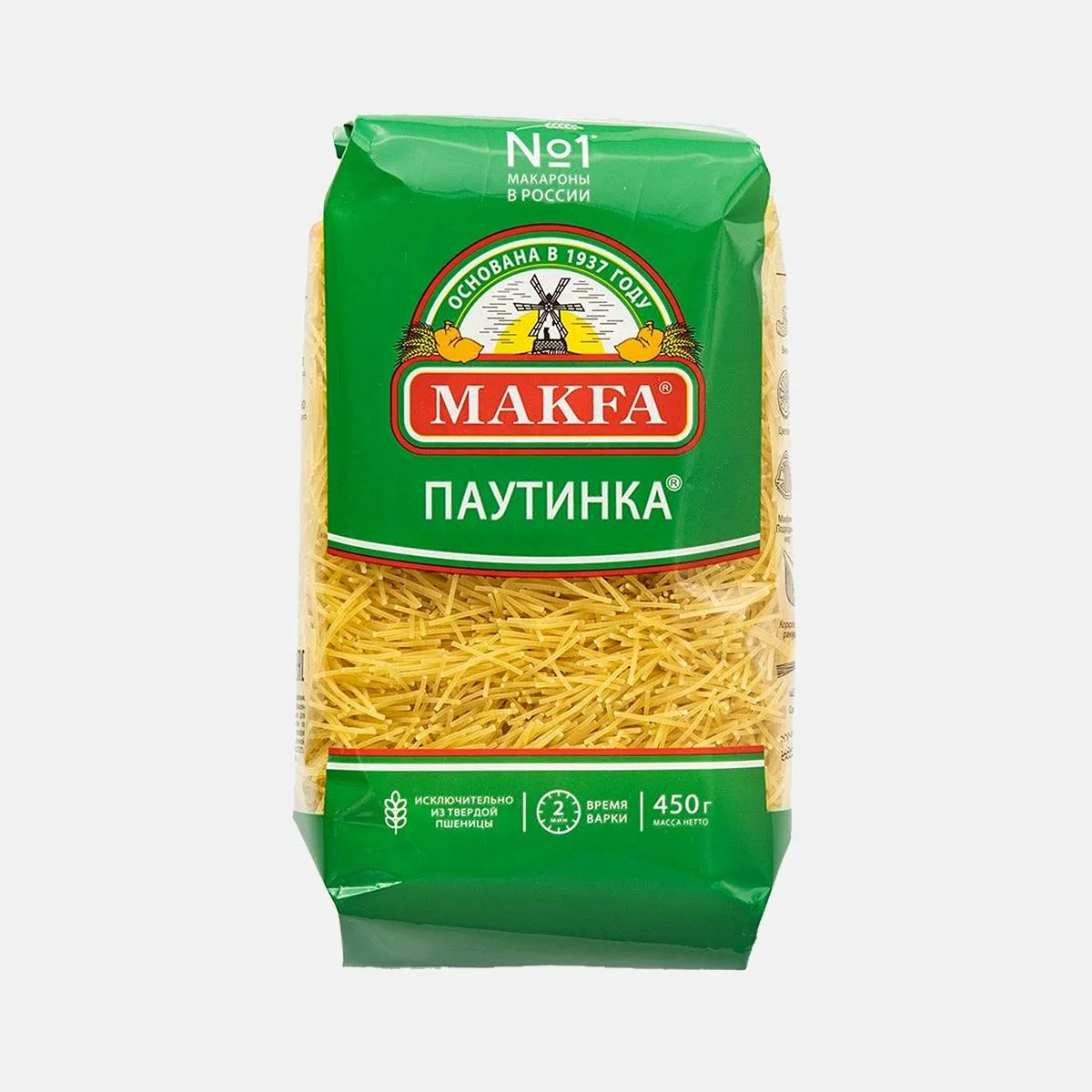 Мак.изделия МАКФА Паутинка 400г