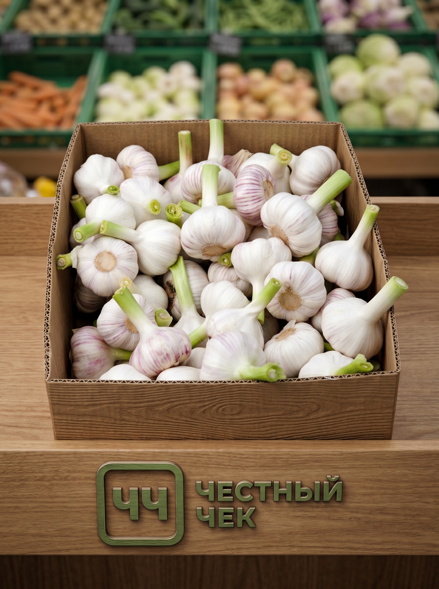 Чеснок молодой 1кг вес