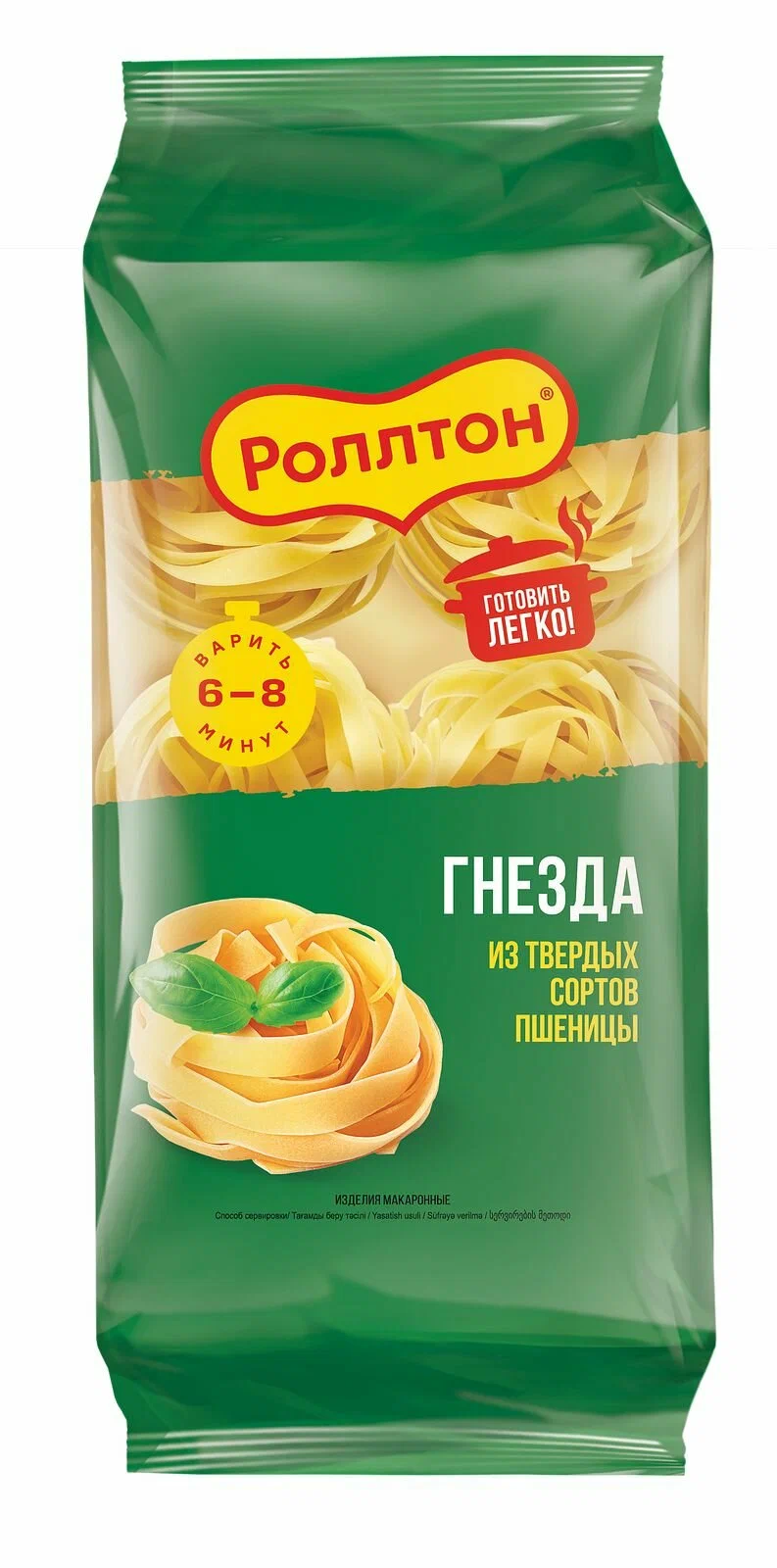 Макароны ГНЕЗДА 400г Роллтон