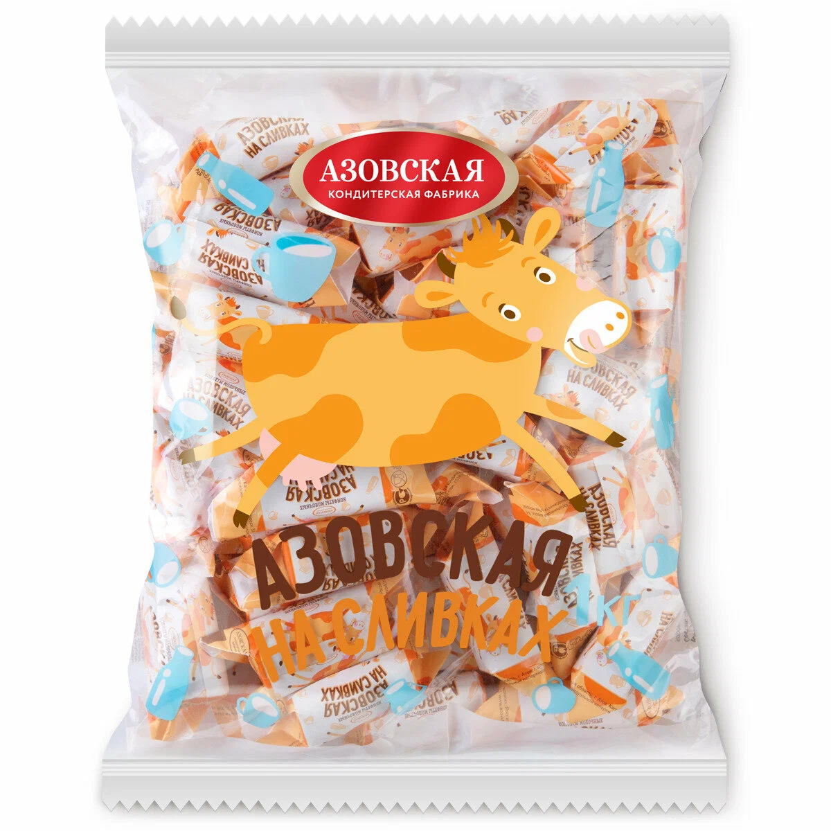 Конфеты Азовская на Сливках 300г Азовская к/ф
